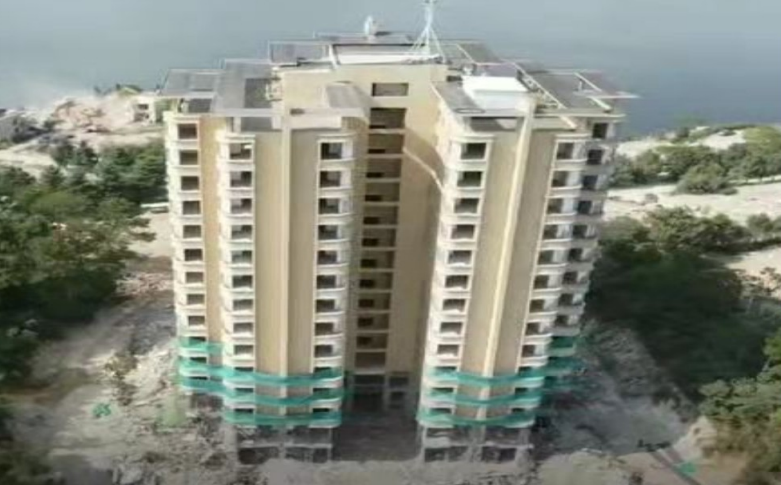 来安白鹭岛楼房爆破拆除工程